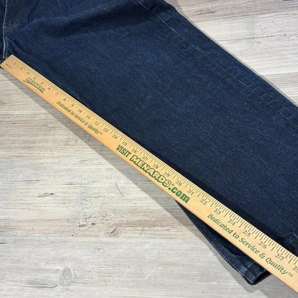 Levis 569 Jean Men 38x30* Blue Dark Loose Straight Relaxed Fit Flap Pocket Baggy